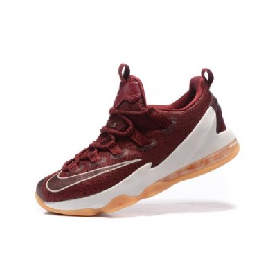 Nike Erkek Lebron 13 Low Kırmızı / Siyah Basketbol Ayakkabısı Türkiye - TZ644EE4